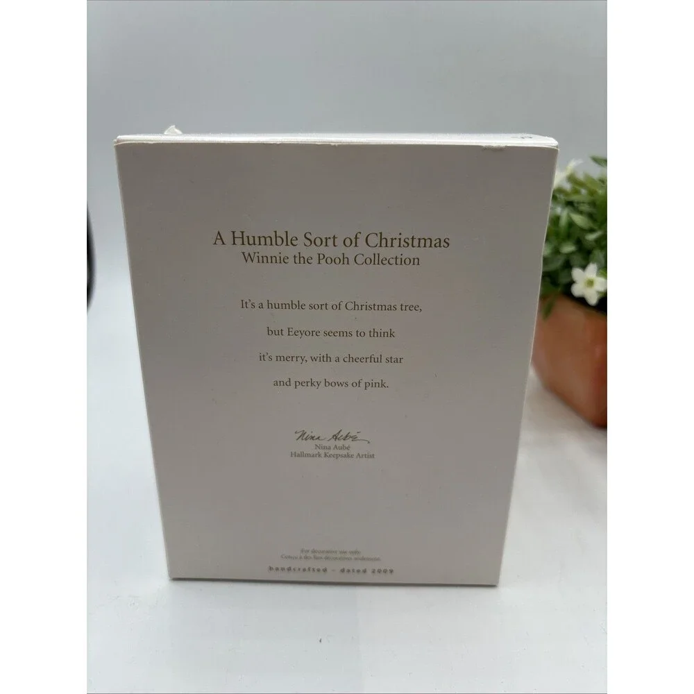 Hallmark Keepsake A Humble Sort Of Xmas Eeyore Winnie The Pooh Ornament 2009 Use